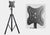Tripod TV Floor Stand for 19-32'' TV
