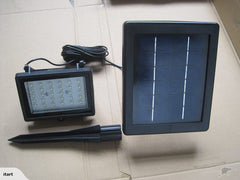 Solar Panel Power LED Garden Lawn Landscape Lamp