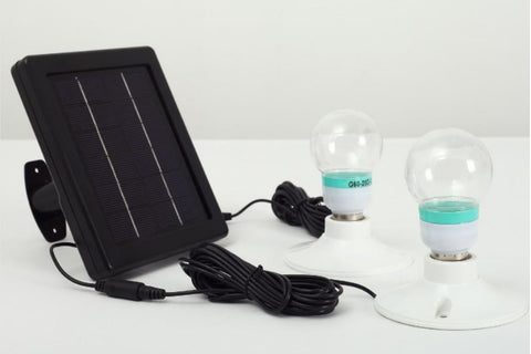 Indoor Solar LED Lighting Bulb Lamp - Mounting