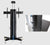 Super Heavy Duty 1.95M Mobile TV Stand for 42-90'' TV with cable management system