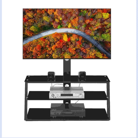 ±30° Swivel floor TV Stand for 32-65’’ Flat TV