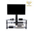 90° Swivel Table TV Cabinet for 32-65’’ Flat TV