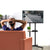 Economic Mobile TV Stand for 32-65’’ TV - No Component Shelfs