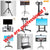 Mobile TV Stand for 37-70’’ Flat TV