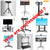 ±35° Swivel Universal TV Stand for  32’’-65’’ Flat TV
